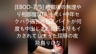 [EBOD-775] 終電後の無理やり相部屋NTR キモい中年セクハラ店長に巨乳バイトが何度も中出しされ彼氏よりもイカされてしまった屈辱の夜 飛鳥りいな