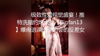 ⚫️⚫️极致性爱视觉盛宴！推特洗脑约炮大神【Bigfan13】爆肏逃课出来约会的反差女大学生