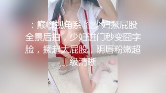 ：巅峰视角系 囧少妇撅屁股全景后拍，少妇进门秒变囧字脸，撅起大屁股，阴唇粉嫩超级清晰