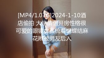 [MP4/1.07G]2024-1-10酒店偷拍 大学情侣开房性格很可爱的眼镜女孩梳着蝴蝶结麻花辫被男友后入