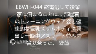 EBWH-044 終電逃して後輩家に泊まることに… 部屋着のトレーニングウェア姿と健康的な巨乳スリムボディに興奮し一晩中アスリート並みに貪り合った。 響蓮