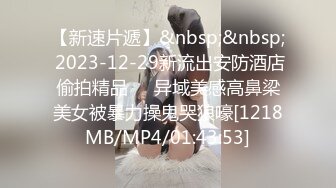 【新速片遞】&nbsp;&nbsp; 2023-12-29新流出安防酒店偷拍精品❤️异域美感高鼻梁美女被暴力操鬼哭狼嚎[1218MB/MP4/01:43:53]