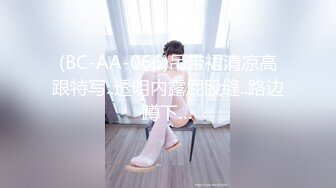 (BC-AA-066)吊带裙清凉高跟特写..透明内露屁股缝..路边蹲下…