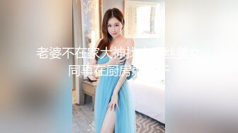 老婆不在家大神找来黑丝美女同事在厨房就开干