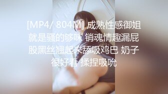 [MP4/ 804M] 成熟性感御姐就是骚的够味 销魂情趣漏屁股黑丝翘起来舔吸鸡巴 奶子很好看 揉捏吸吮