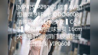 [MP4]STP29148 國產AV 扣扣傳媒 91Fans QDOG003 清纯窈窕身材美少女 ▌Cola酱▌被包养的足球宝贝 16cm大屌抽射湿嫩阴门 极限顶撞无比上头 VIP0600