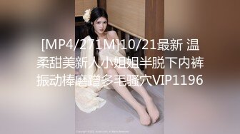 [MP4/271M]10/21最新 温柔甜美新人小姐姐半脱下内裤振动棒磨蹭多毛骚穴VIP1196