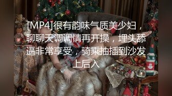 [MP4]很有韵味气质美少妇，聊聊天调调情再开操，埋头舔逼非常享受，骑乘抽插到沙发上后入